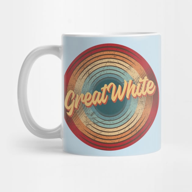 Great White Vintage Circle by musiconspiracy